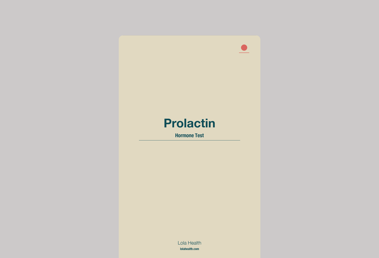 Prolactin - Lola Health