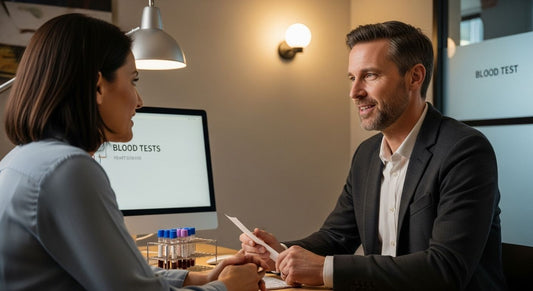 doctor patient blood test heart disease