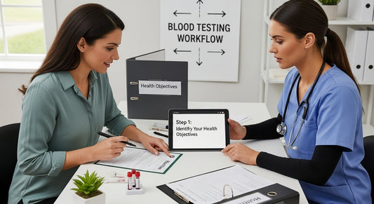 blood testing workflow