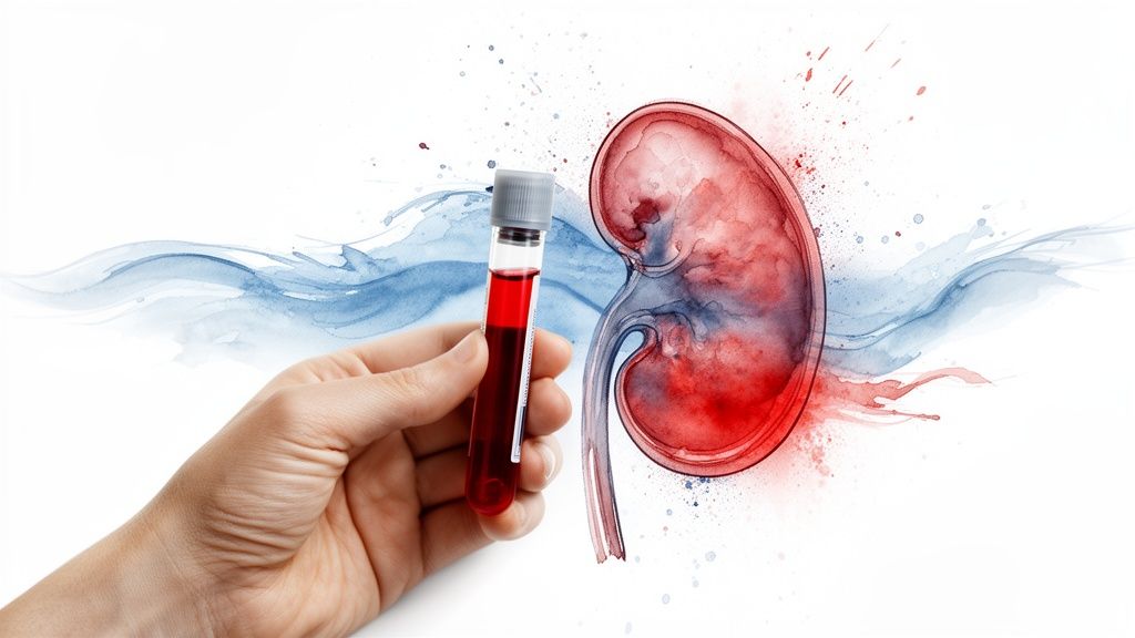 Your Guide to a Kidney Function Blood Test for Longevity