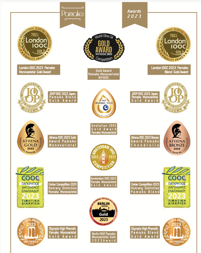 Pamako - Ultra Premium Extra Virgin Olive Oil (Organic)