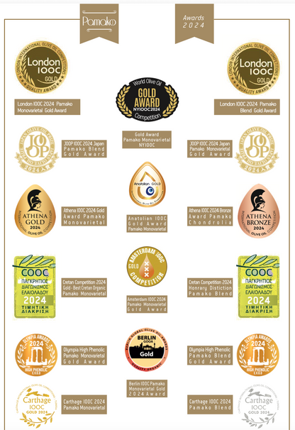 Pamako - Ultra Premium Extra Virgin Olive Oil (Organic)