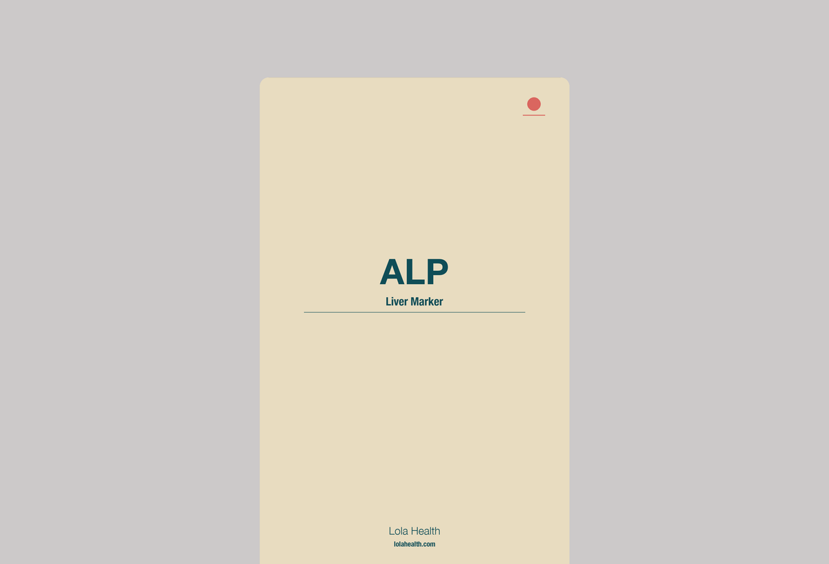 ALP - Alkaline Phosphatase