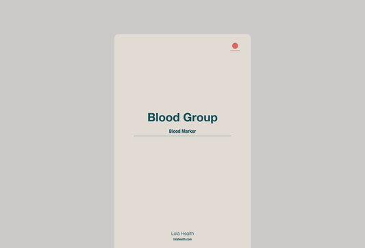 Blood Group - Lola Health