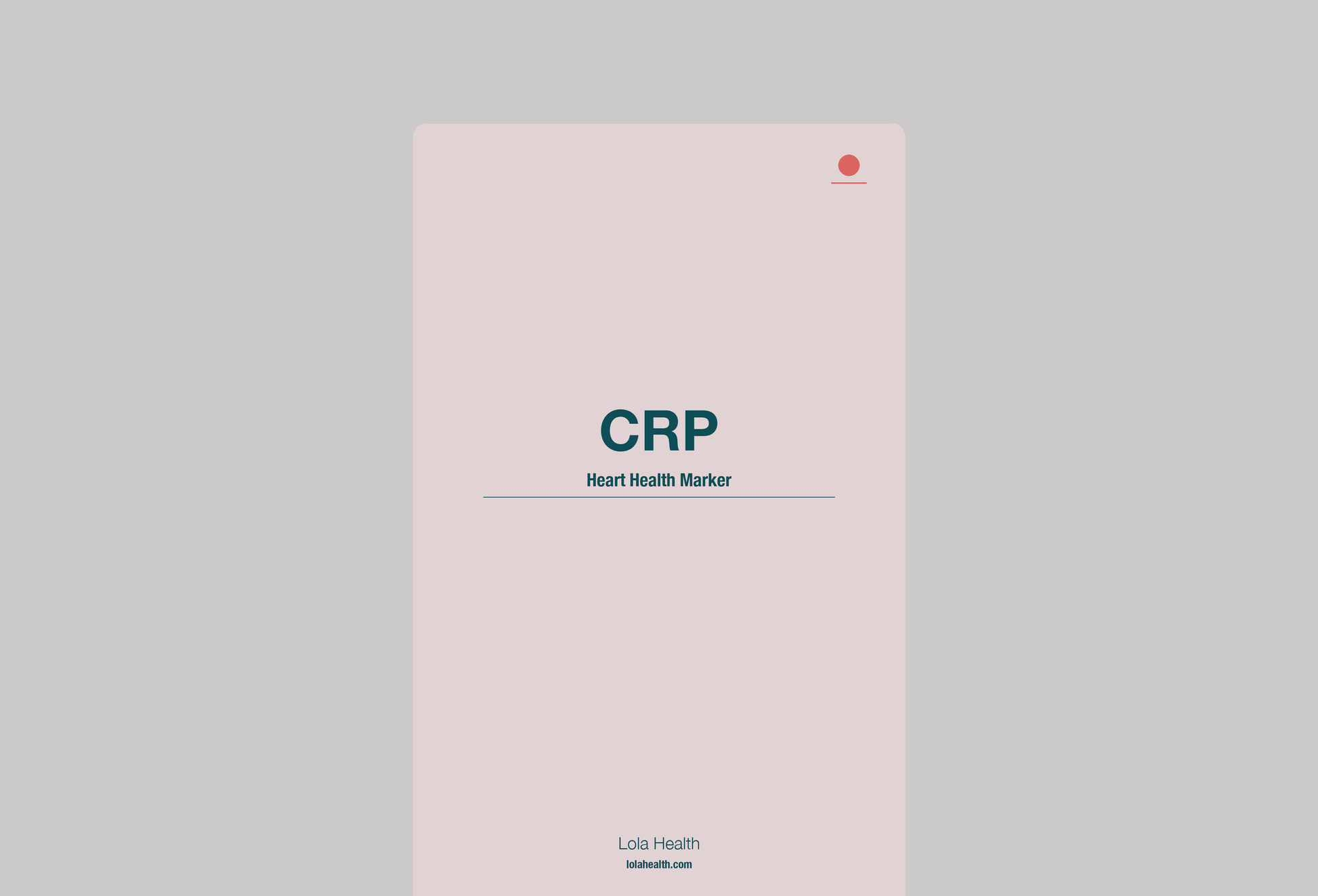 CRP - Lola Health