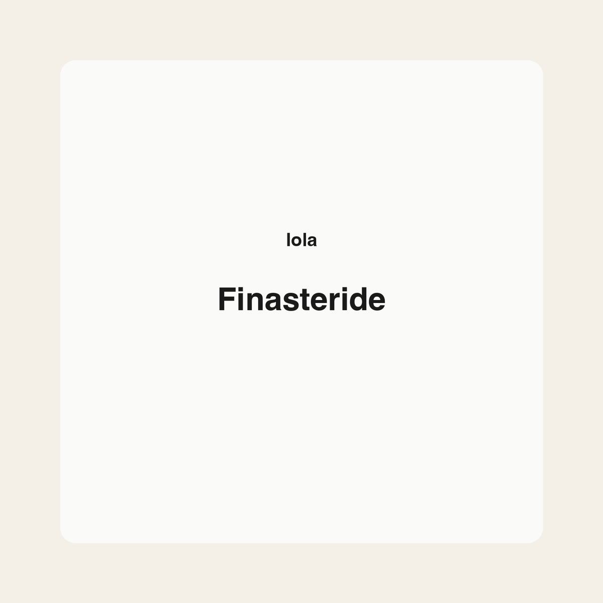 Finasteride