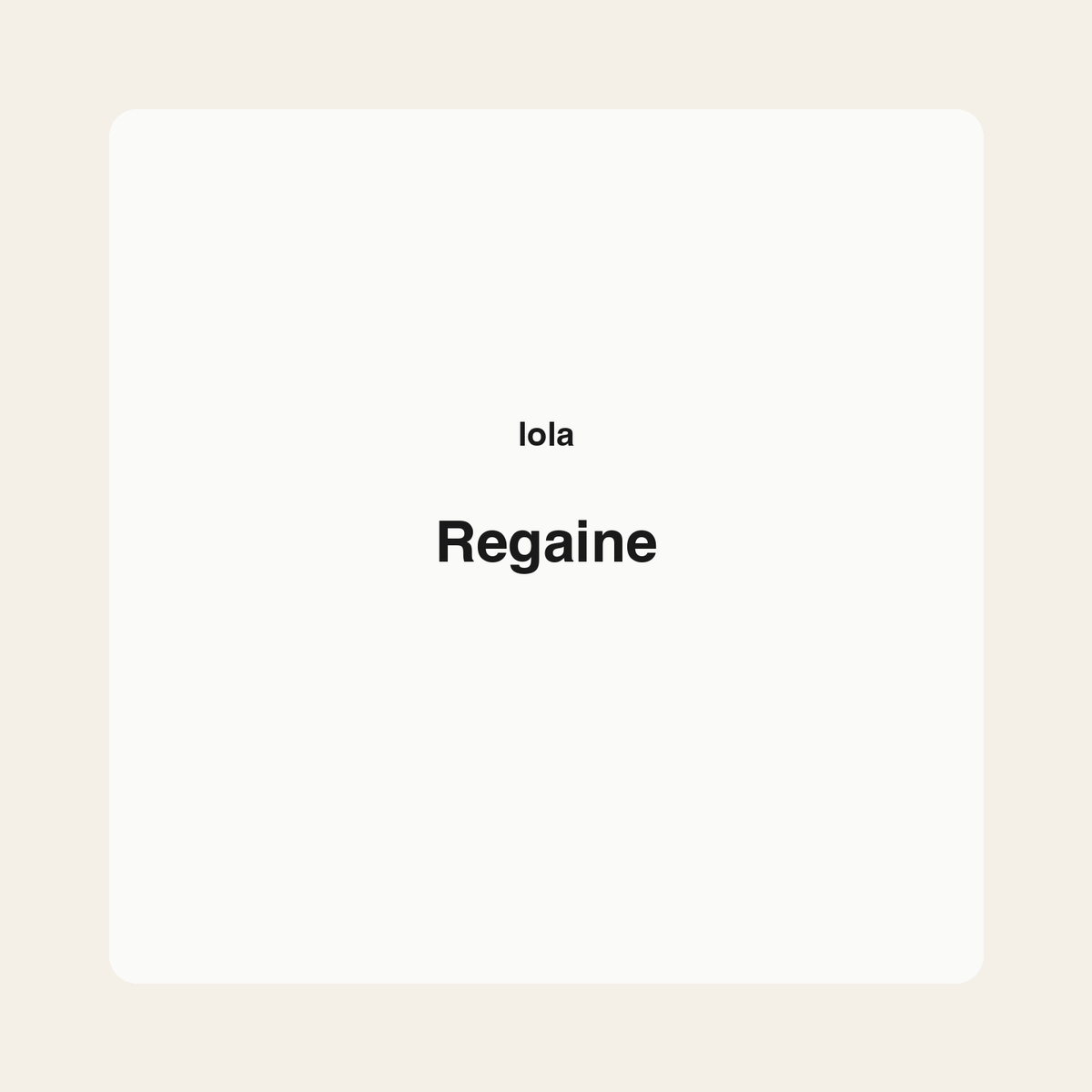 Regaine