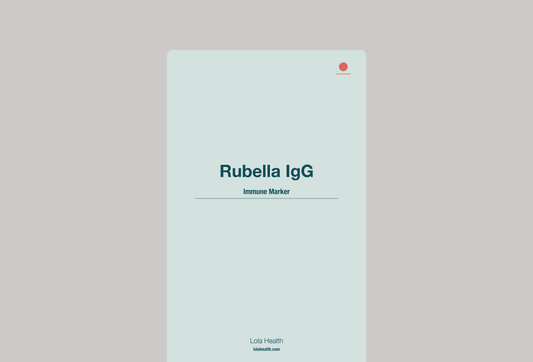 Rubella IgG - Lola Health