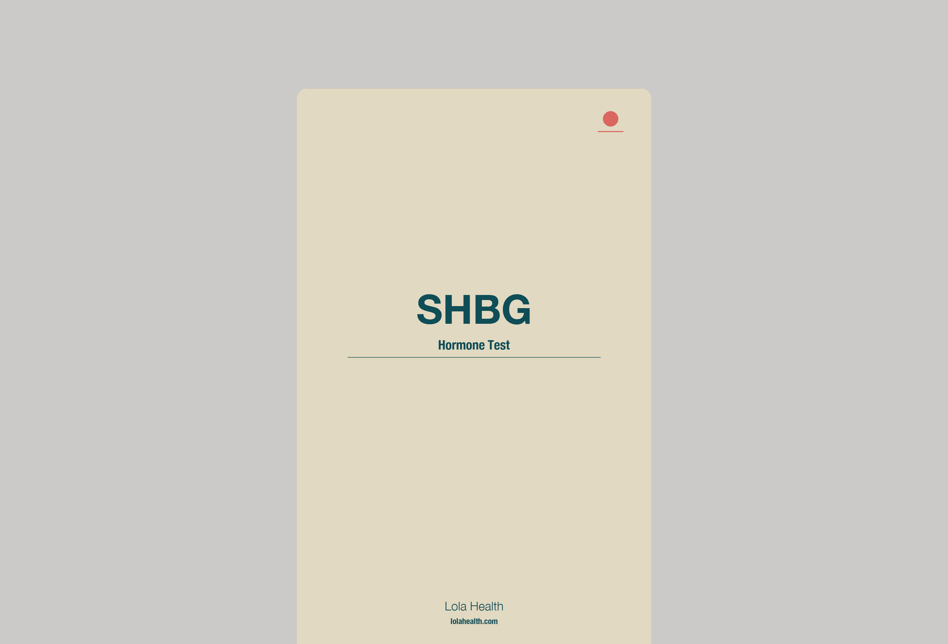 SHBG - Lola Health