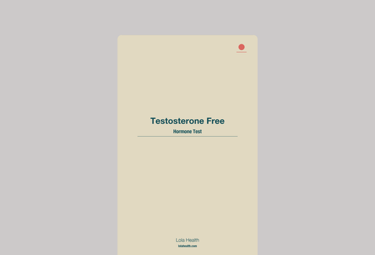 Testosterone Free - Lola Health