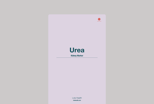 Urea - Lola Health
