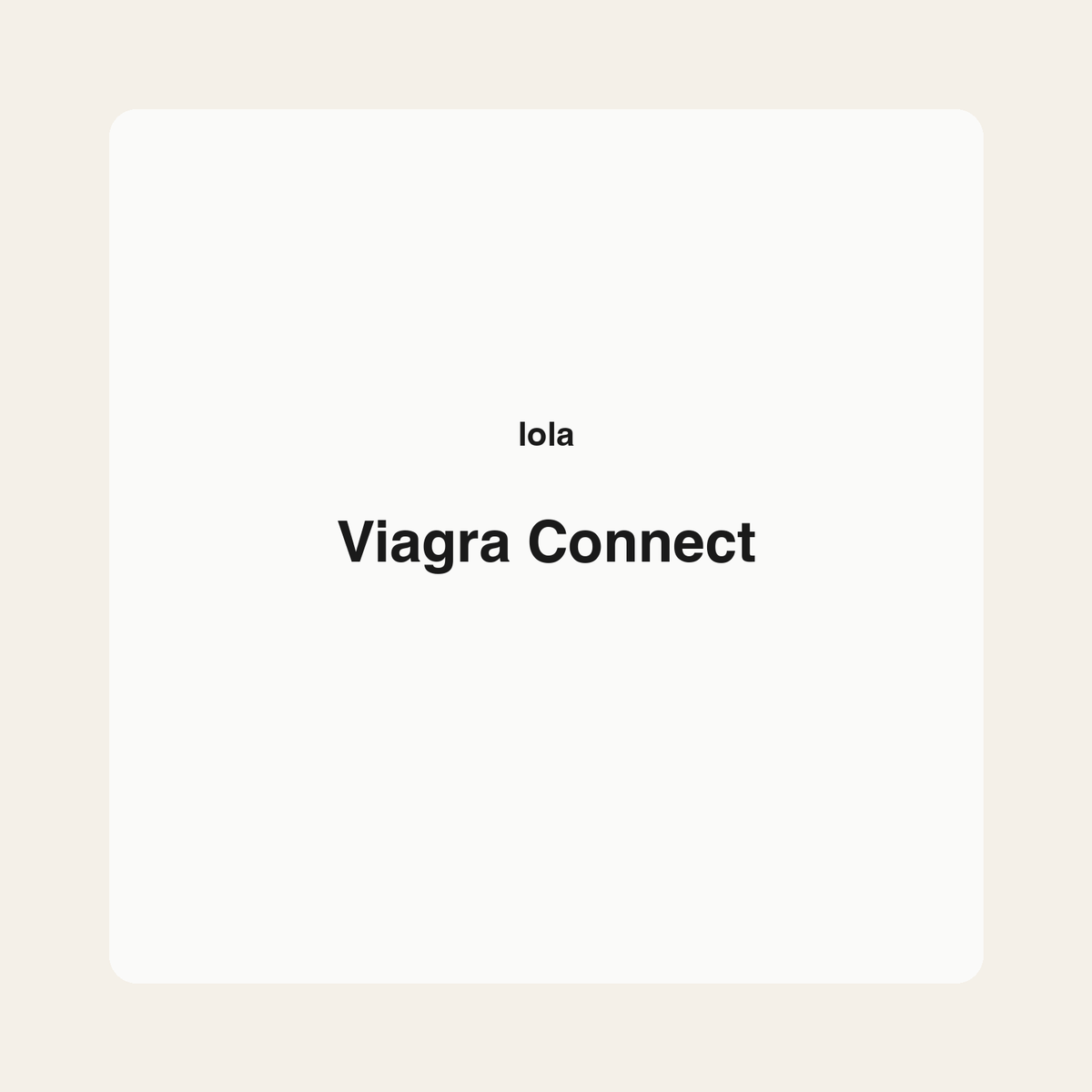 Viagra Connect